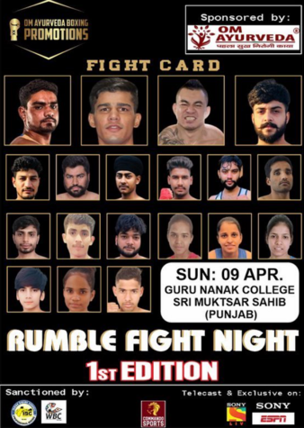 Akshay Chahal vs. Saurabh Sanjay, Rumble Fight Night | Boxing Bout ...