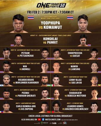 Cartaz de ONE Friday Fights 50