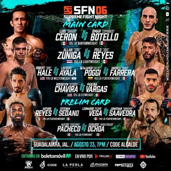 Supreme Fight Night 6 MMA Event Tapology