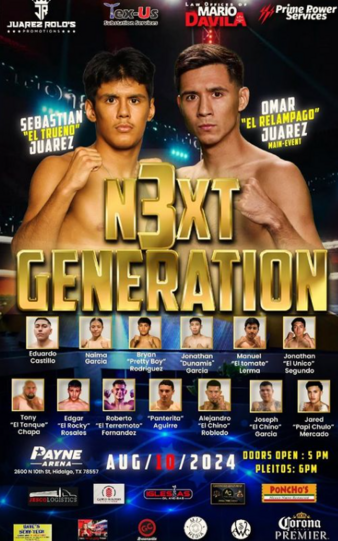 Omar Juarez vs. Jesus Maldonado, Next Generation | Boxing Bout | Tapology