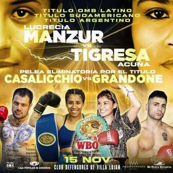 Manzur vs Acuña | Boxing Event | Tapology