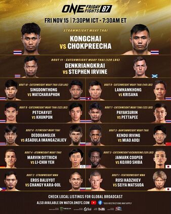 Cartaz de ONE Friday Fights 87