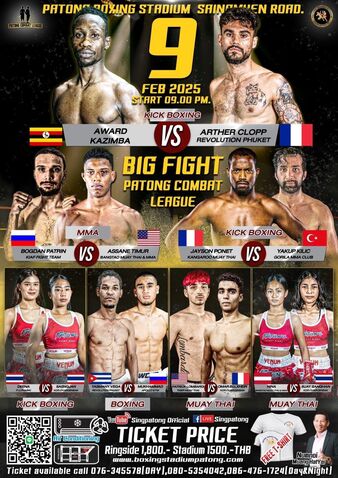 Patong Combat Night 7 | Muay Thai, Kickboxing, & MMA Event | Tapology