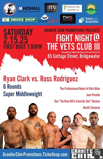 Daniel Docimo vs. Jaequez Jones, Fight Night at the Vets Club III ...