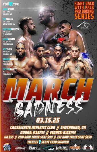 March Badness | Boxing Event | Tapology