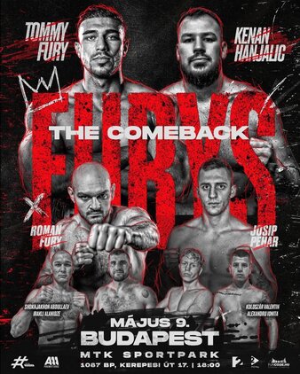 インテル ハキミ DRI-FIT XL CL仕様 優勝シーズン Fury vs. Hanjalic | Boxing Event | Tapology