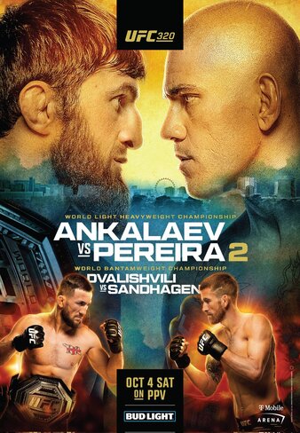UFC 320: Ankalaev vs Pereira 2 Poster