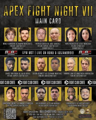 Apex 7 | Muay Thai Event | Tapology