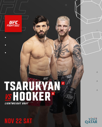 UFC Fight Night: Tsarukyan vs Hooker Poster