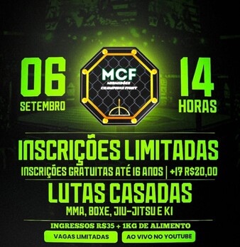 Pôster da Mirmidões Champions Fight 11