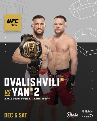 UFC 323: Dvalishvili vs. Yan 2 Poster - UFC Fight Analytics