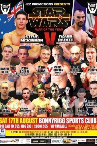 Steve McKinnon vs. David Radeff, Star Wars 1 | Kickboxing Bout | Tapology