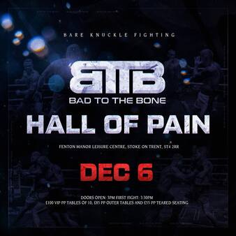 Bad to the Bone BTTB | Boxing (Bare Knuckle) Promoter | Tapology