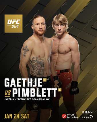 UFC 324: Gaethje vs. Pimblett Poster