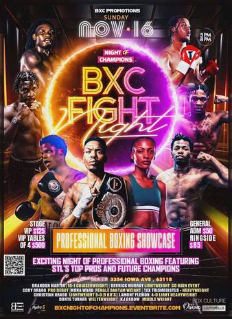 BXC Fight Night | Boxing Event | Tapology
