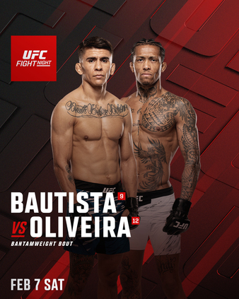 UFC Fight Night: Bautista vs. Oliveira Poster