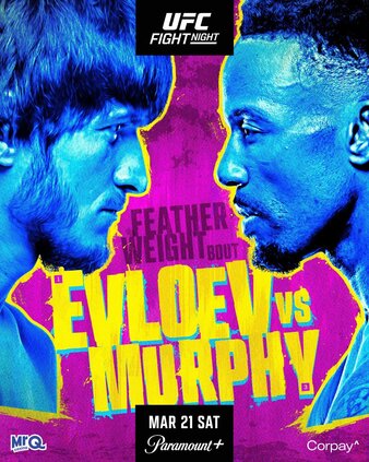 UFC Fight Night: Evloev vs. Murphy Poster