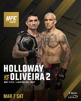 UFC 326: Holloway vs. Oliveira 2 Poster - UFC Fight Analytics