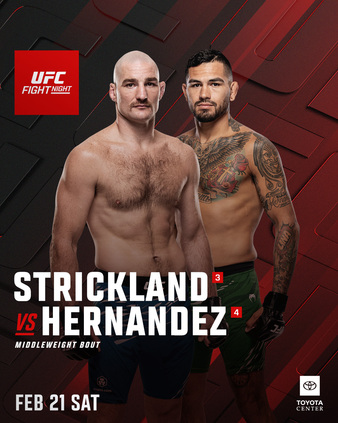 UFC Fight Night: Strickland vs. Hernandez Poster