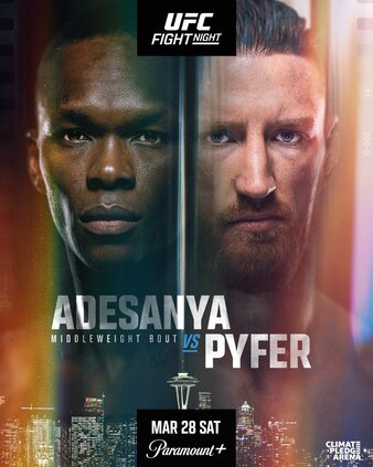 UFC Fight Night: Adesanya vs. Pyfer Poster