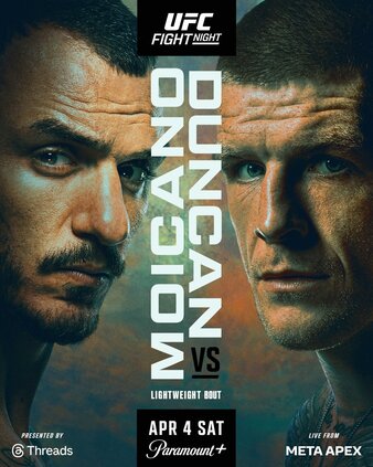 UFC Fight Night: Moicano vs. Duncan Poster - UFC Fight Analytics