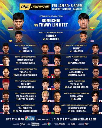 Cartaz de ONE Friday Fights 140
