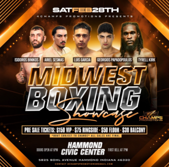 Nicholas Turner vs. Assan Tucker, Midwest Boxing Showcase | Boxing Bout ...