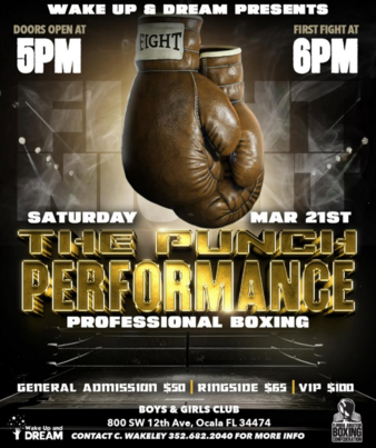 Marlin Sims vs. Jose Miguel Scroggins Perez, The Punch Performance