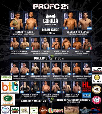 Profc PRO FC 21 | MMA & Grappling Event | Tapology