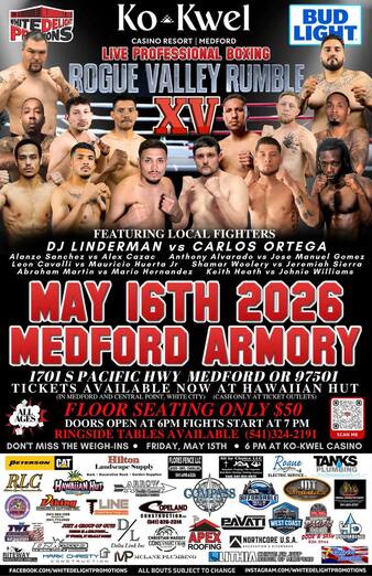 DJ Linderman vs. Nicholas Mills, Rogue Valley Rumble 15 | Boxing
