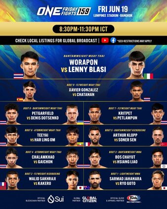 Cartaz de ONE Friday Fights 159
