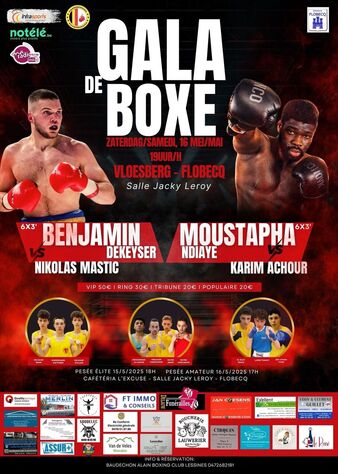 Gala de Boxe | Boxing Event | Tapology