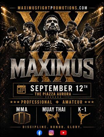 Maximus Promotions MP | MMA Promoter | Tapology