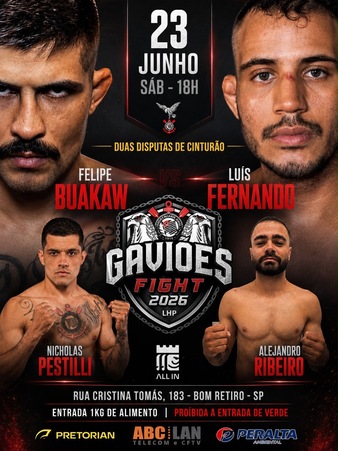 Nichollas Pestilli vs. Alejandro Ribeiro, Gaviões Fight 2026 | MMA Bout ...