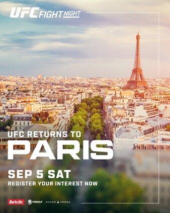 UFC Fight Night: Parnasse vs. Hooker Poster - UFC Fight Analytics