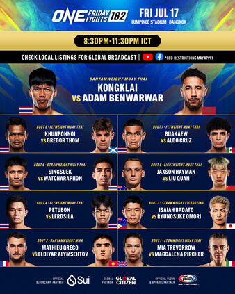 Cartaz de ONE Friday Fights 162