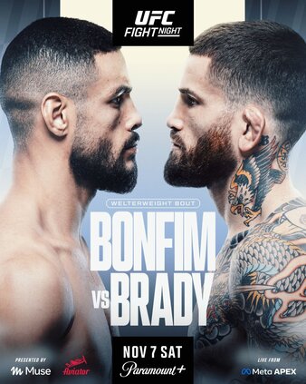 UFC Fight Night: Bonfim vs. Brady poster