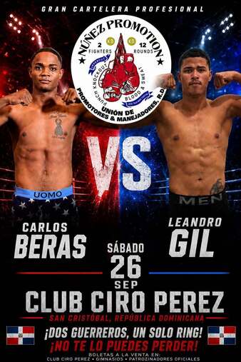 Misael Santana vs. Vikensi Mateo, Boxeo Profesional | Boxing Bout ...