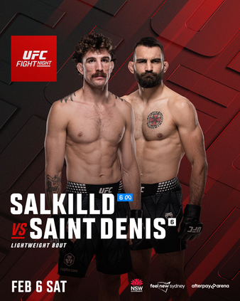 UFC Fight Night: Salkilld vs. Saint Denis poster — Sydney, February 6, 2027