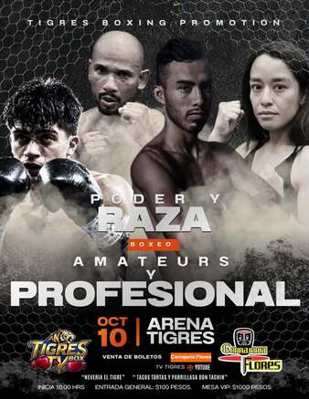 Manuel Suarez vs. Eliut Santiago Bustos, Poder y Raza | Boxing Bout ...