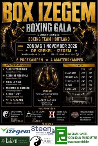 Computer Image Circle Box Images Box Izegem Boxing Gala | Boxing Event | Tapology