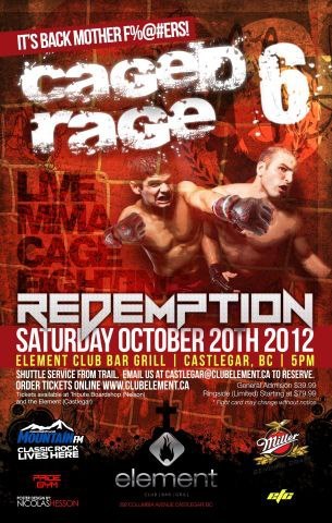 Caged Rage 6: Redemption | MMA Event | Tapology