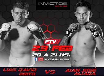 Luis David Brito Roca vs. Juan Jose Aliaga, Invictos Reality MMA 2 ...