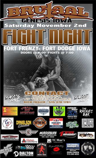 Brutaal Genesis Fight Night