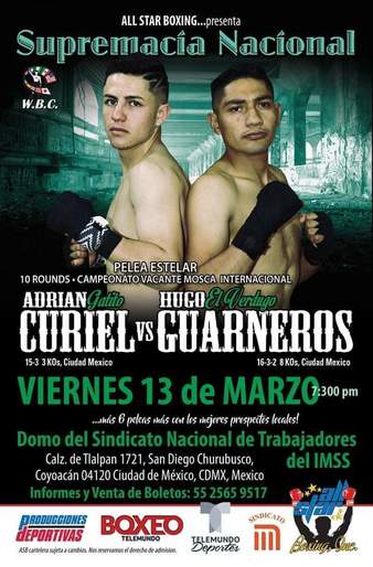 Adrian Curiel Vs Rosendo Hugo Guarneros Curiel Vs Guarneros Boxing Bout Tapology