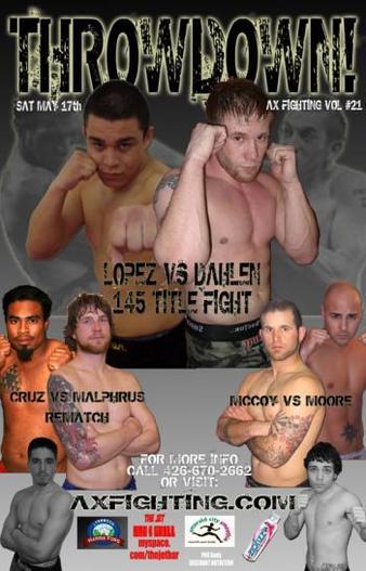 Ax Fighting 21: Throwdown 2 | MMA & Kickboxing Event | Tapology