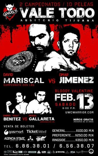 UWC 5 Bloody Valentine MMA Event Tapology