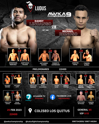 AWKA 9: Lincango vs. Reinoso | MMA Event | Tapology