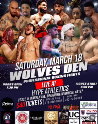 Wolves Den | Boxing Event | Tapology